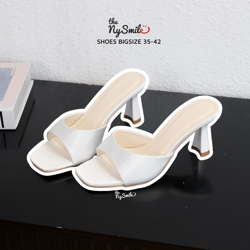 Guốc nữ 5cm BIGSIZE 35-42  DÉP GUỐC  mang đi làm đi tiệc - The Nysmile - HICUT