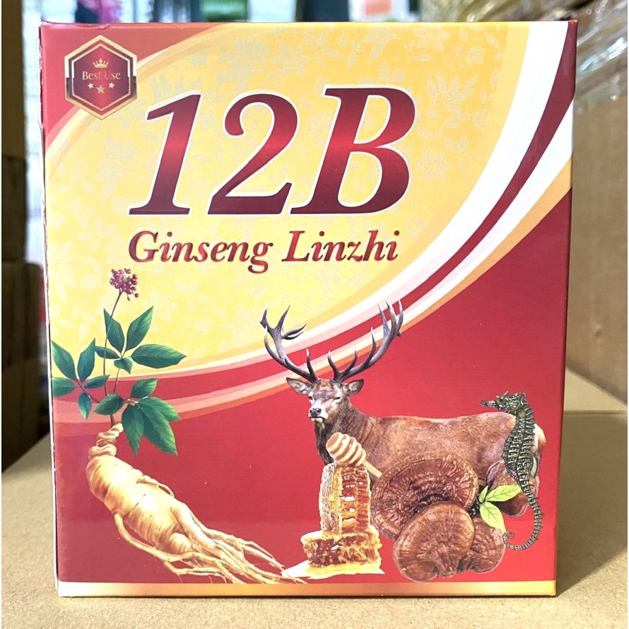 12B Ginseng Linzhi   giúp ăn ngon miệng ,bồi bổ cơ thể, nâng cao thể trạng, mệt mỏi, chán ăn 12B mua