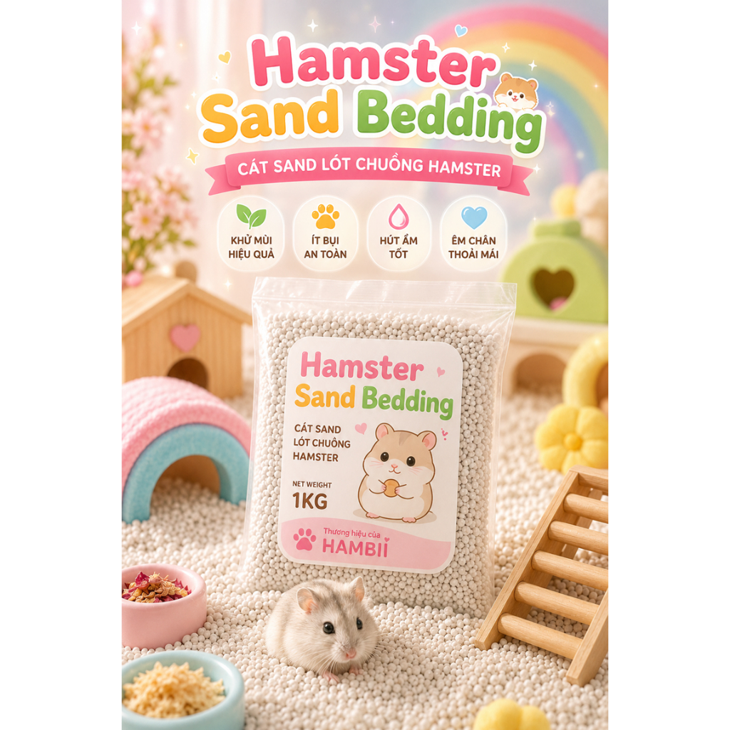 Cát sand lót chuồng hamster 1kg