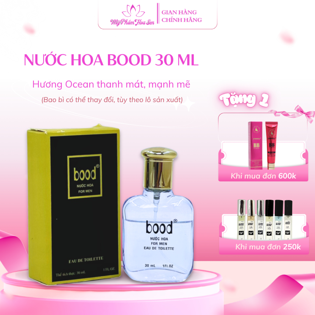Nước hoa Bood 30ml - Hương bạc hà, mát mẻ, phóng khoáng