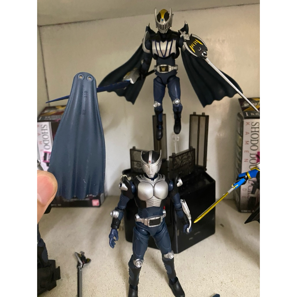 mô hình shodo kamen raider knight và ryuki blank form