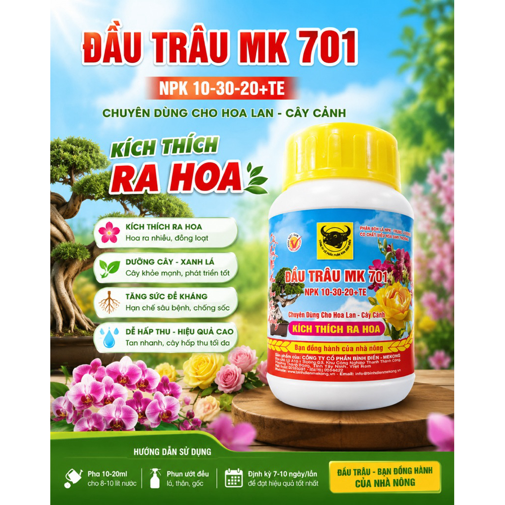 Phân Bón Đầu Trâu 701