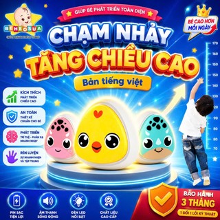 Bộ chạm nhảy tăng chiều cao [ TẶNG THƯỚC ĐO ] cho bé tiếng việt bảo hành 3 tháng lỗi 1 đổi 1