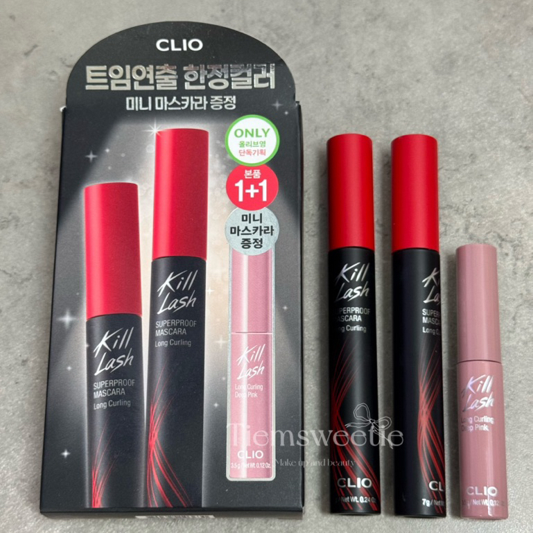 Mascara Clio Kill Lash Superproof 01 Long Curling