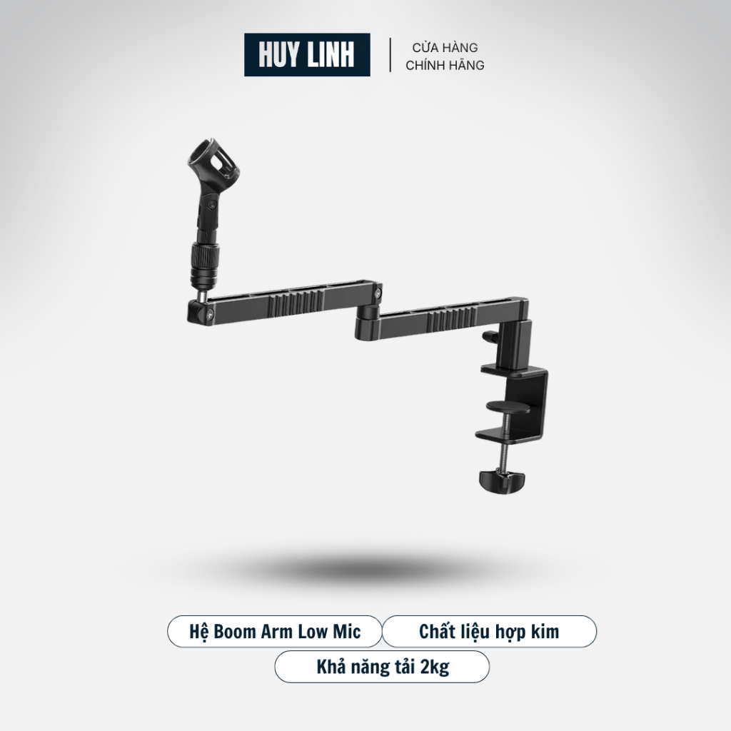 Ulanzi LS26 Tay ARM Low Kẹp MicroPhone thông minh thiết kế gấp gọn tiện lợi 2991