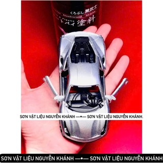 SƠN XỊT SAMURAI 39/1701 MÀU BẠC LẤP LÁNH 400ML – SƠN PHUN KIM TUYẾN SPARKLING SILVER, MÀU ĐẸP BẮT SÁNG