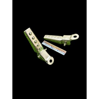 Cặp Gác Chân Phụ Inox Bậc Bi Siu Cứng chế gắn các dòng xe máy