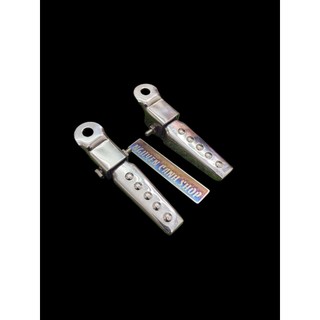 Cặp Gác Chân Phụ Inox Bậc Bi Siu Cứng chế gắn các dòng xe máy