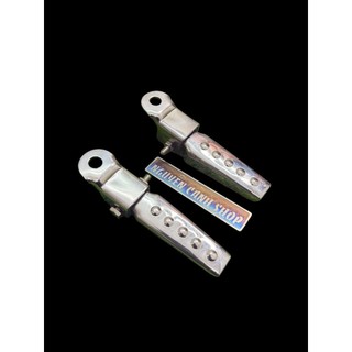 Cặp Gác Chân Phụ Inox Bậc Bi Siu Cứng chế gắn các dòng xe máy