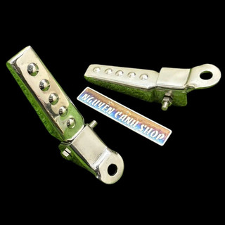 Cặp Gác Chân Phụ Inox Bậc Bi Siu Cứng chế gắn các dòng xe máy xe điện