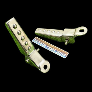 Cặp Gác Chân Phụ Inox Bậc Bi Siu Cứng chế gắn các dòng xe máy xe điện