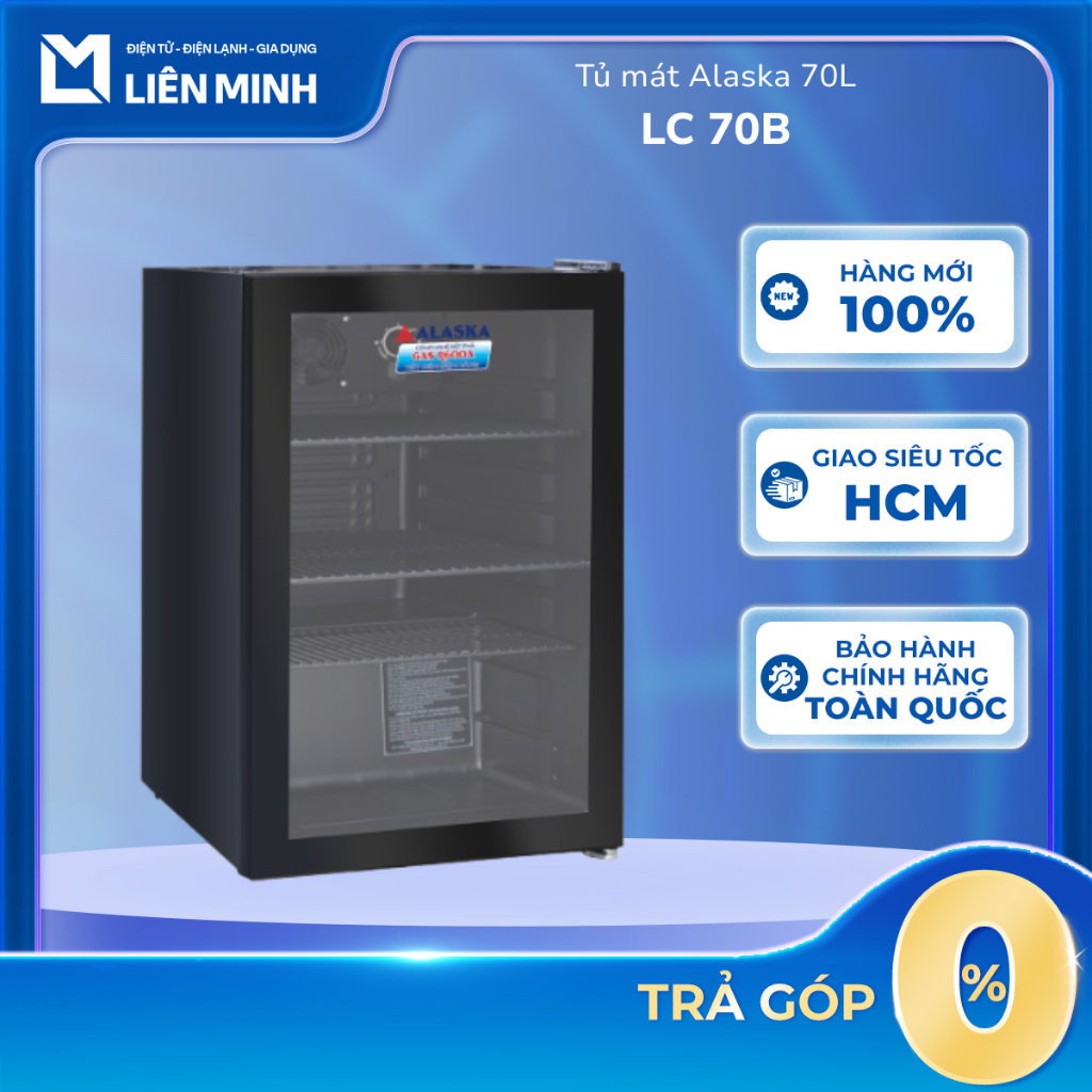 LC 70B - Tủ Mát Alaska 70 Lít LC 70B - Bảo Hành Chính Hãng [Giao Toàn Quốc]