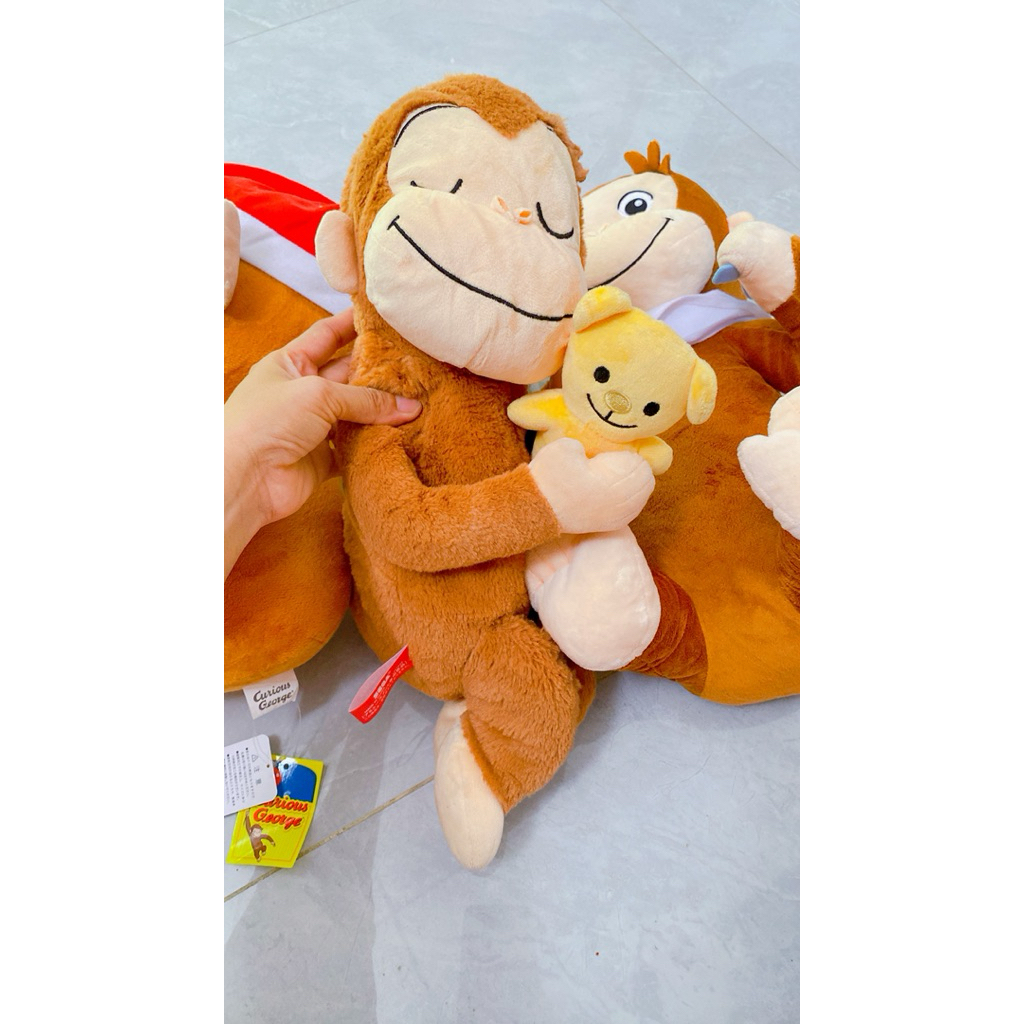 Gấu bông Khỉ Curious George, lông mềm mịn