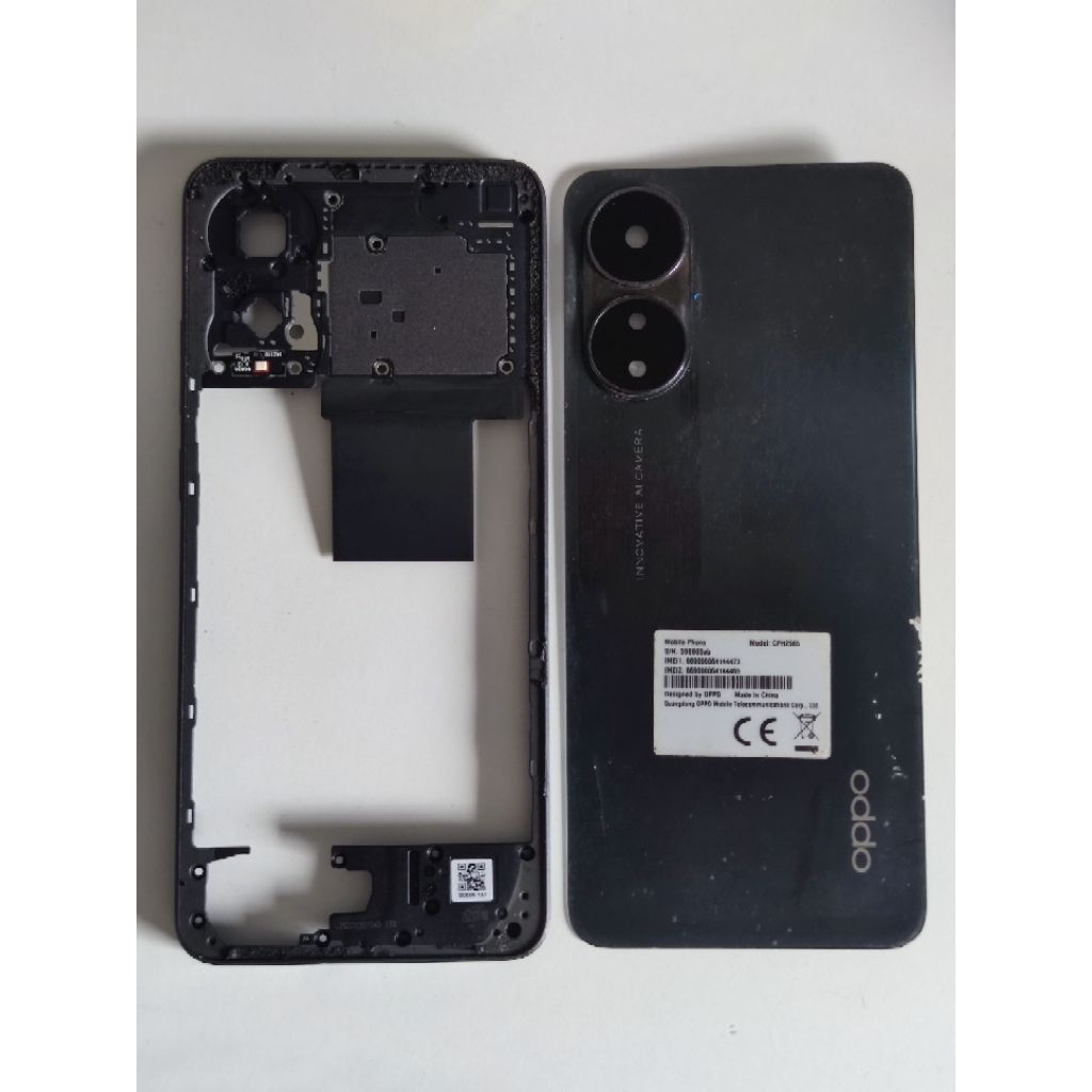 Bộ vỏ cũ zin tháo máy Oppo A78 4G dùng tốt