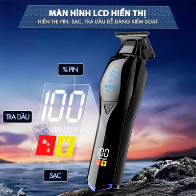 Tông Đơ Cắt Tóc Chấn Viền Chuyên Nghiệp Kemei KM-1556