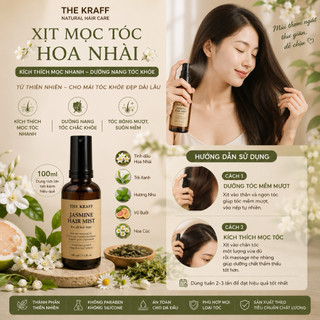 XỊT MỌC TÓC HOA NHÀI, BƯỞI - NANG TÓC SlÊU CHẮC KHOẺ