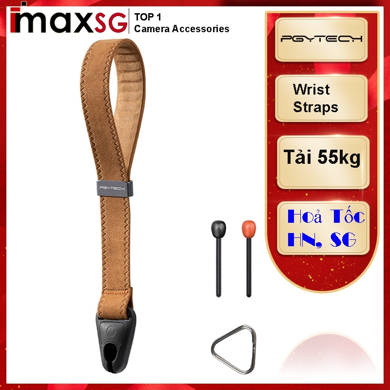 Dây đeo máy ảnh PGYTECH Camera Wrist Straps - màu earth Brown
