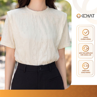 Áo Thun 𝐂𝐂𝐇𝐀𝐓 Tshirt Dáng Suông Kiểu Basic Chất Liệu Mềm Mại Cao Cấp 16TNC2059ST