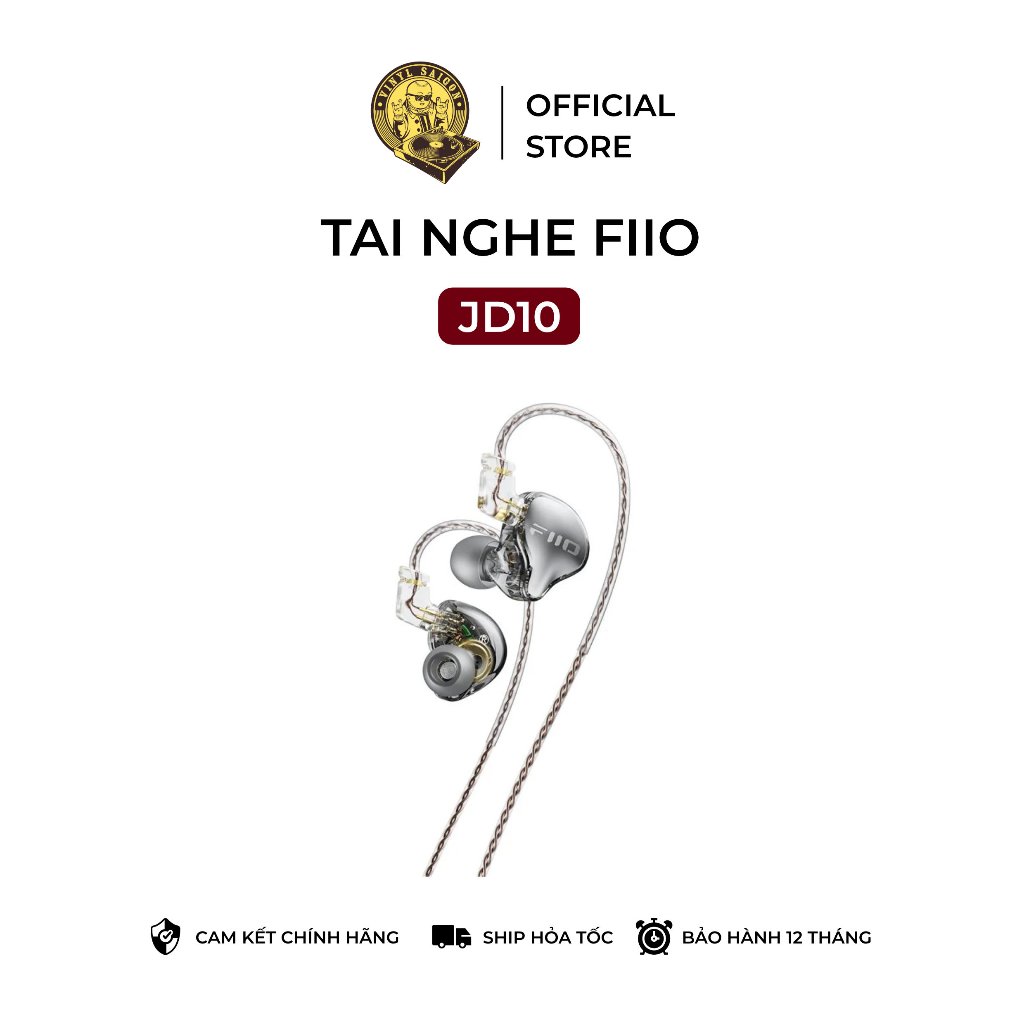 Tai nghe nhét tai có dây FiiO JD10 - Bảo hành 12 tháng
