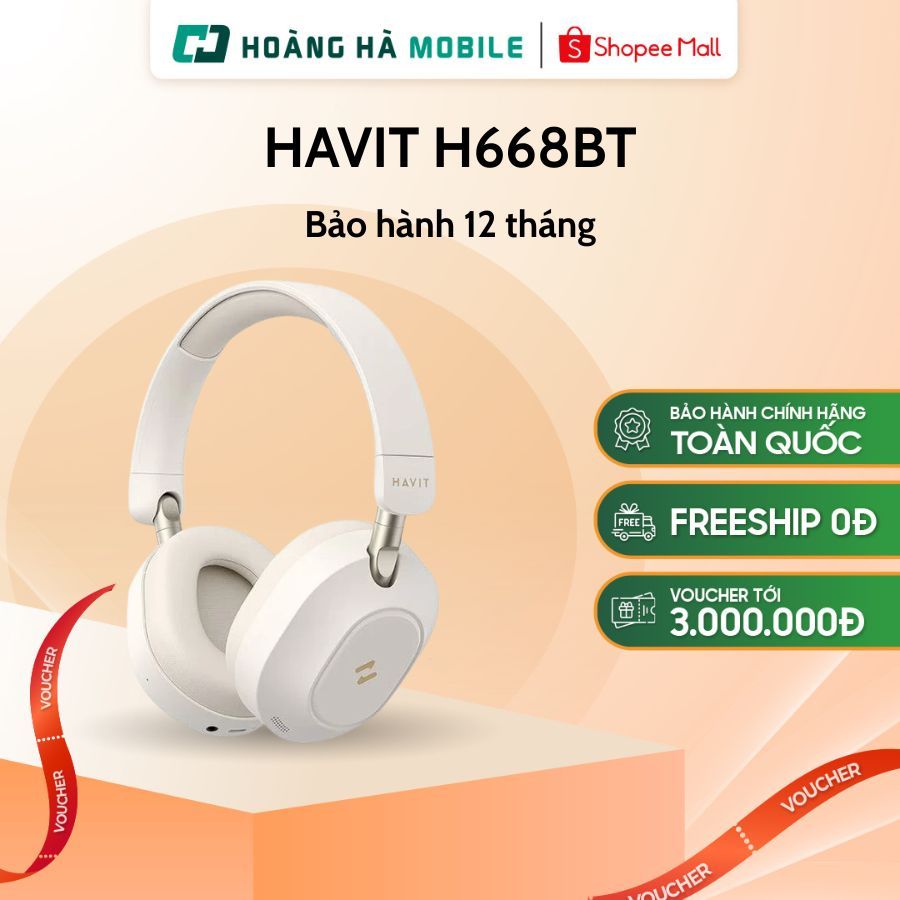 Tai nghe Headphone Bluetooth HAVIT H668BT - Chính hãng