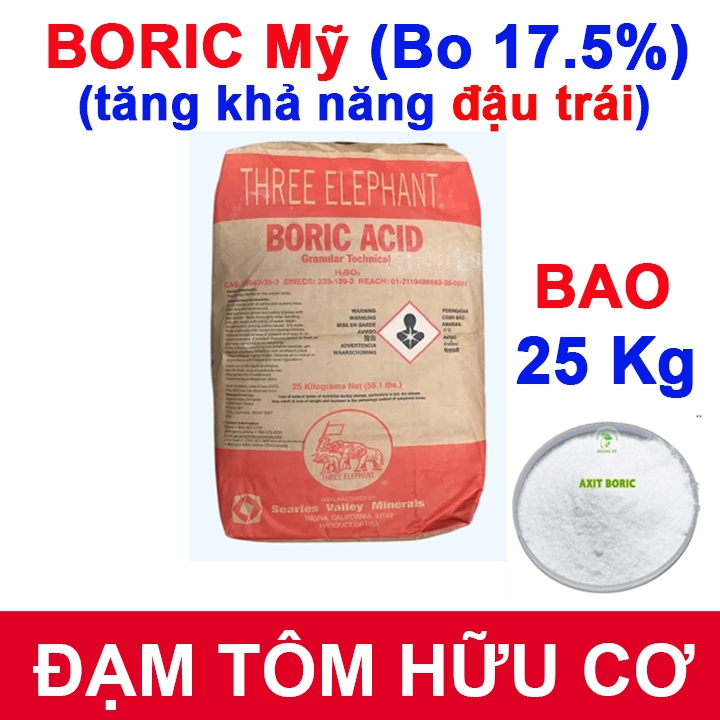 Thiếu Bo Là Rụng Hoa Dùng Boric H3BO3 Để Đậu Trái Đồng Loạt