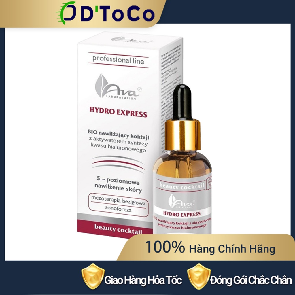 Serum Ava Hydro Express Dưỡng Ẩm Giúp Phục Hổi Và Tái Tạo Da Sau Laser & Peel