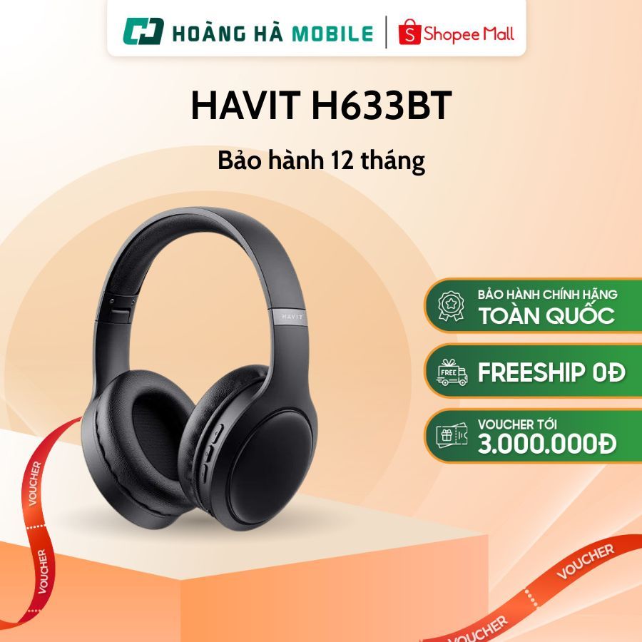 Tai nghe Headphone Bluetooth HAVIT H633BT - Chính hãng