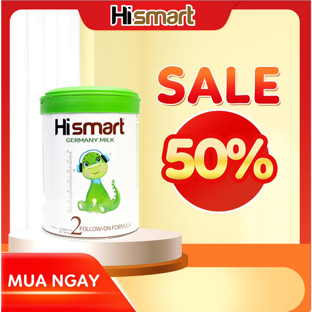[Date 2027]Sữa Công Thức Cho Bé Hismart Mamil/Pro Số 1,2,3,4 Chính Hãng Lon 800g Chứa HMO, Probiotic
