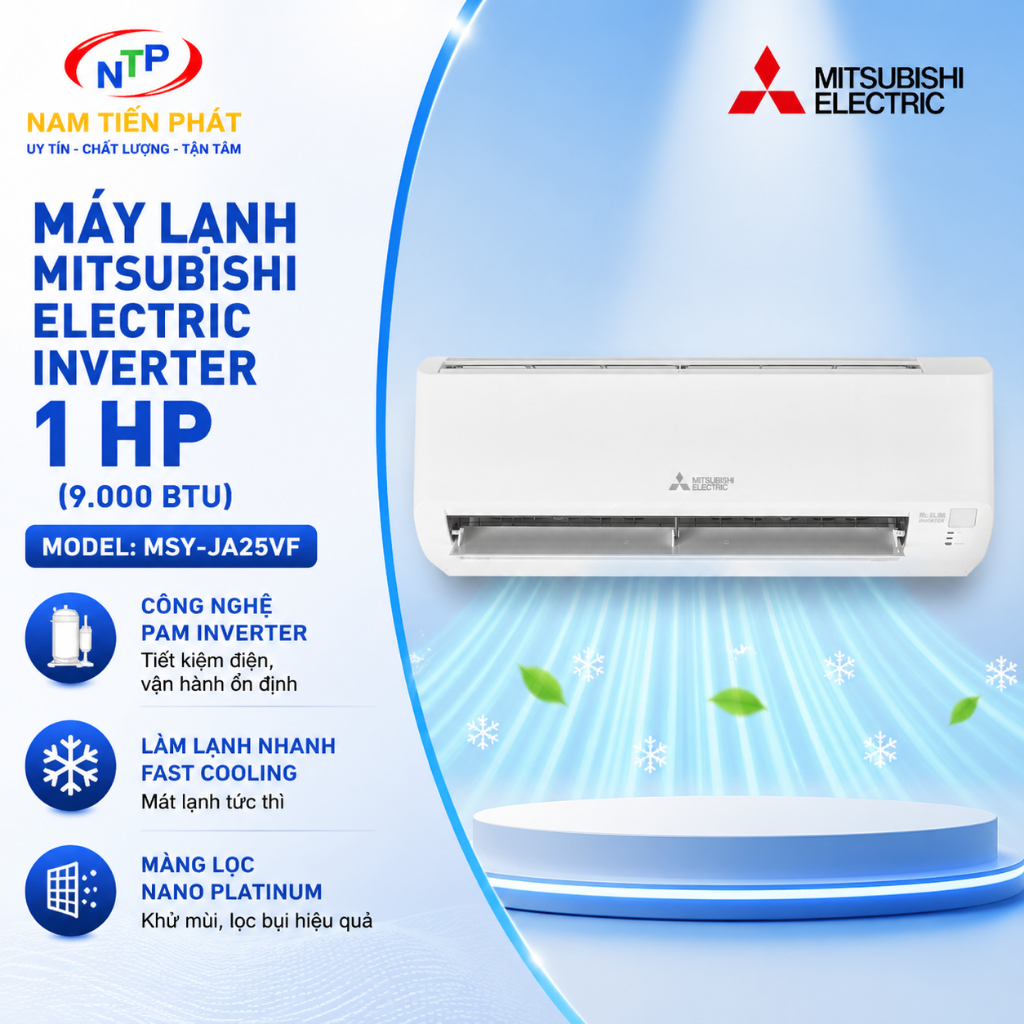 Máy lạnh Mitsubishi Electric Inverter 1HP MSY-JA25VF