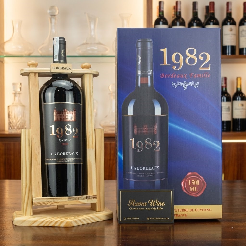 Vang Pháp 1982 UG Bordeaux 1.5 lít nhập khẩu chính hãng