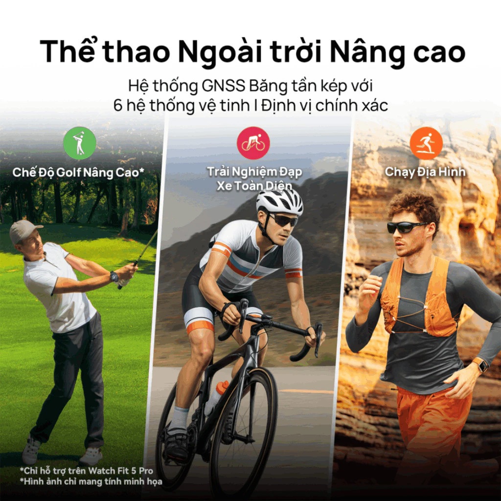 Đồng Hồ Thông Minh HUAWEI WATCH FIT 5 Pro| Titanium&Kính Sapphire2.5D| Nghiên Cứu Nguy Cơ Tiểu Đường | BigBuy360 - bigbuy360.vn
