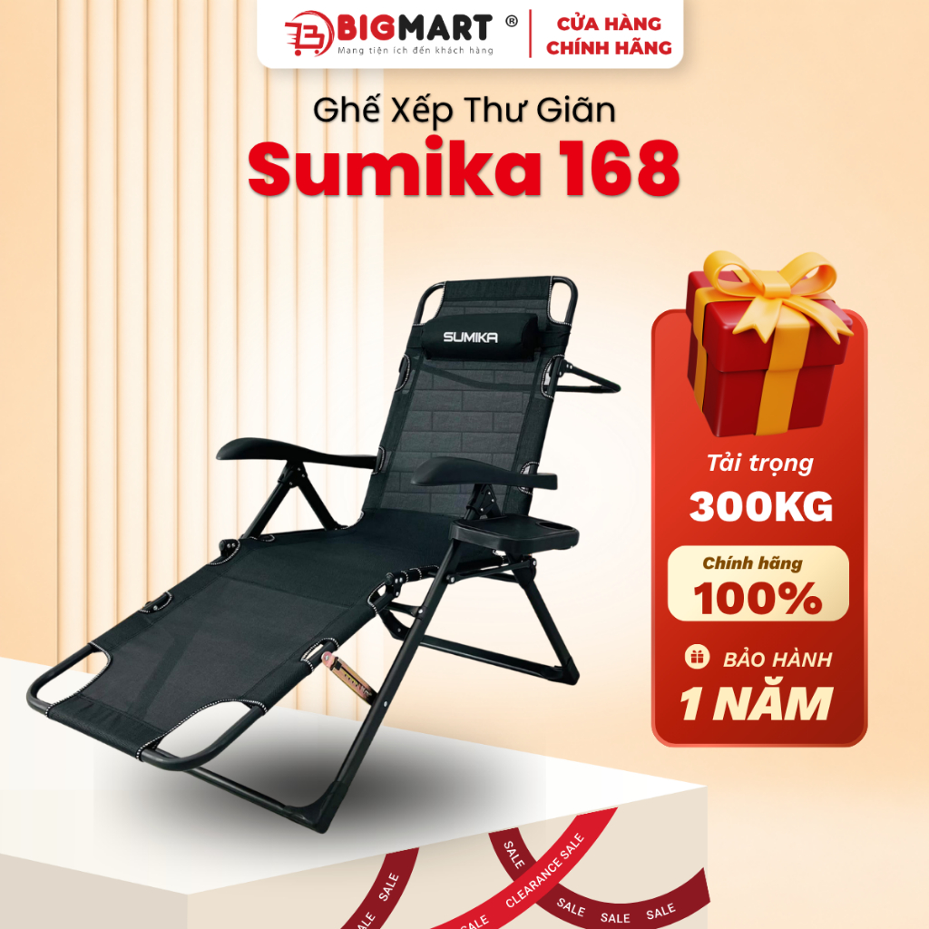 Ghế xếp thư giãn Sumika 168