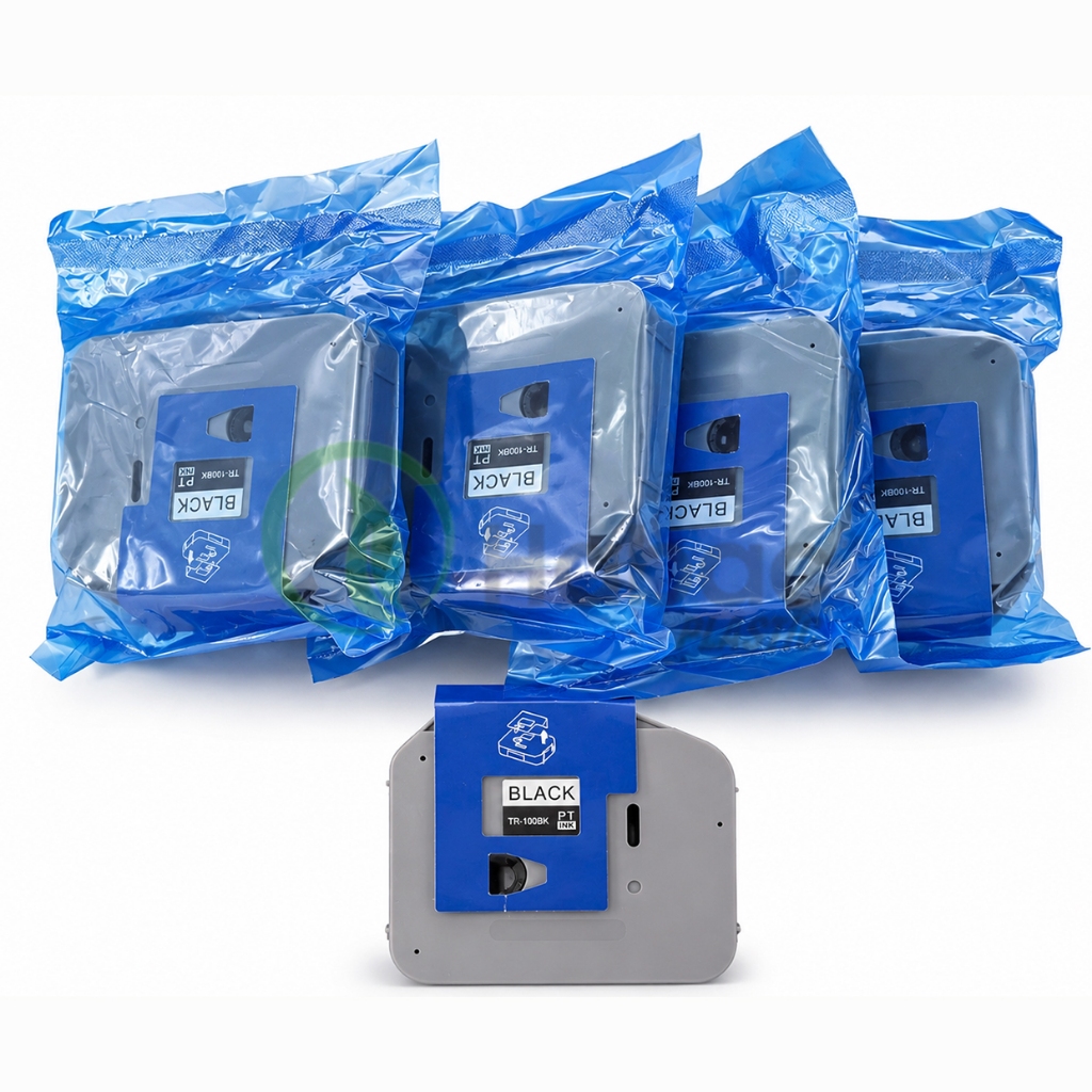 TR-100BK - BĂNG MỰC IN DÙNG CHO MÁY IN ỐNG LỒNG BROTHER PT-E800T / PT-E850TKW (PT-INK)
