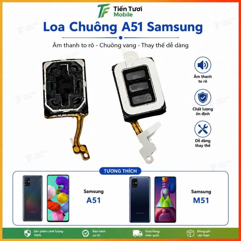 Loa chuông (loa ngoài) samsung a51, m51,dùng chung