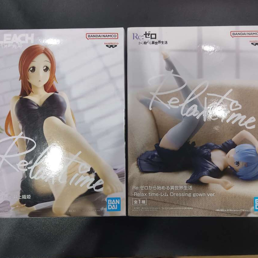 Mô hình Rem và Orihime relax time chính hãng Bandai
