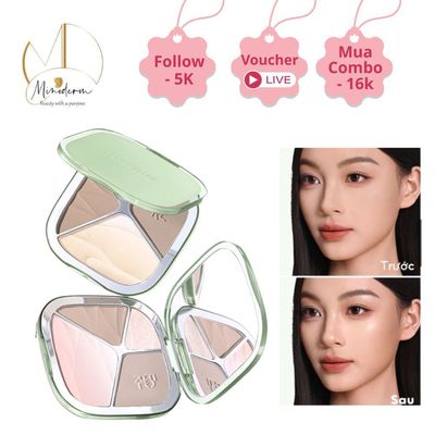 Tạo khối Focallure Color Highlighter Contour Palette tạo chiều sâu, định hình góc cạnh FA-F86.