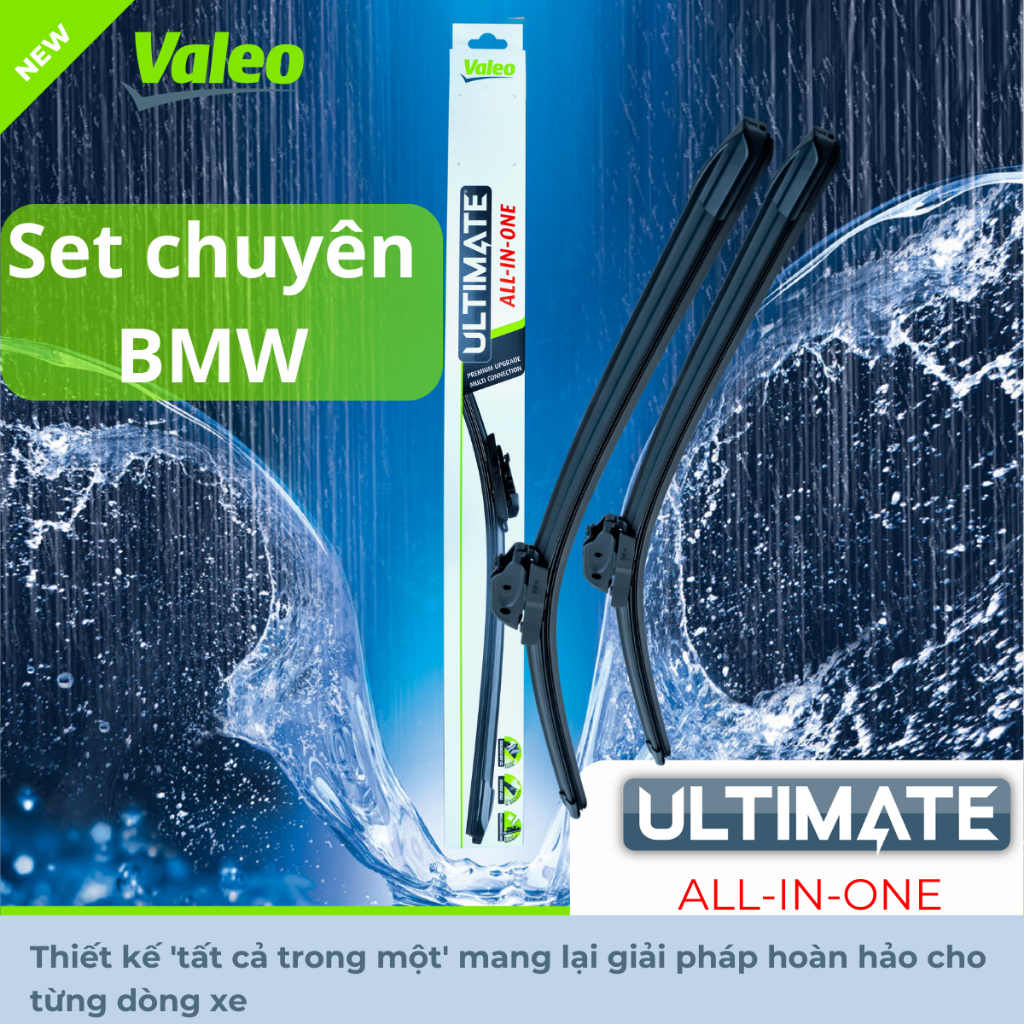 Bộ gạt mưa BMW - Gạt mưa Valeo cho BMW 320 520 F30, G20, G30,...