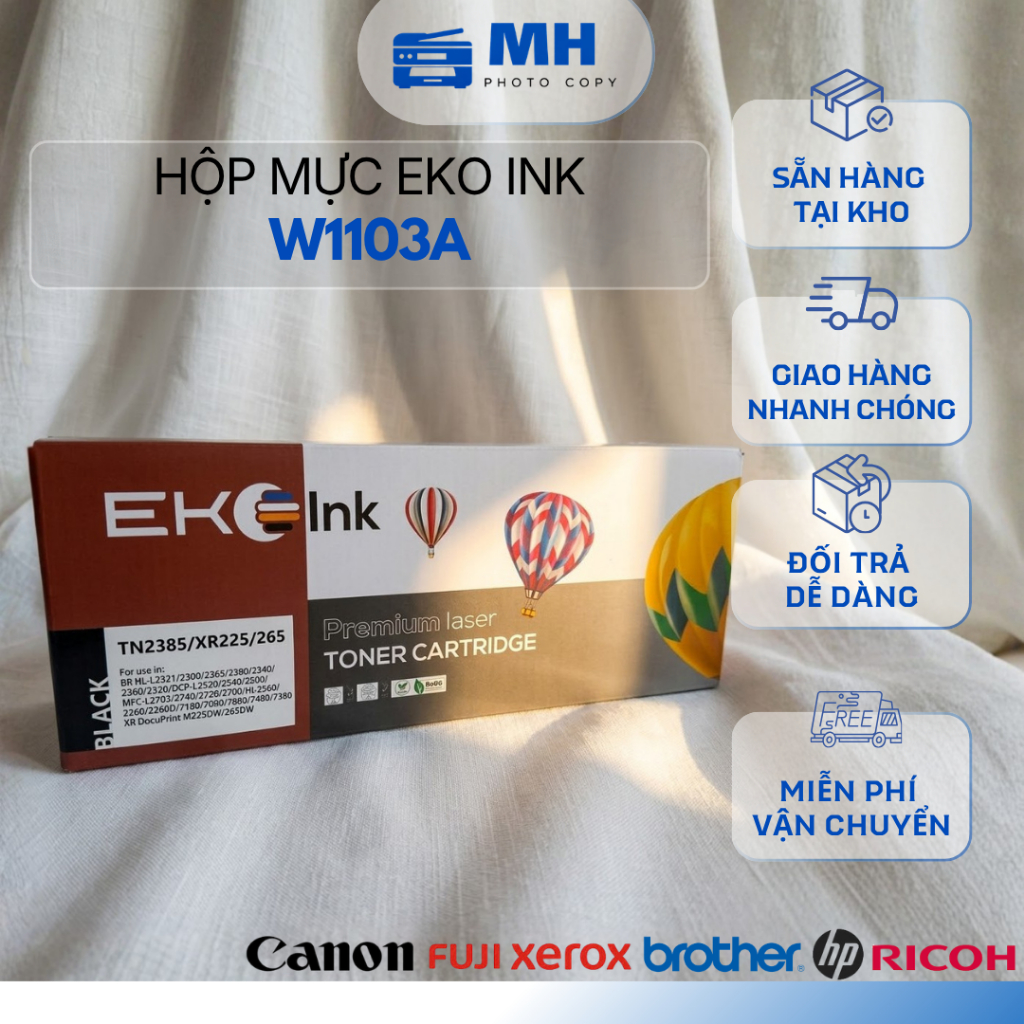 Hộp Mực Ekoink TN2385 – Cho Brother HL2321D/2361DN/2366DW/MFC2701/DCP2520