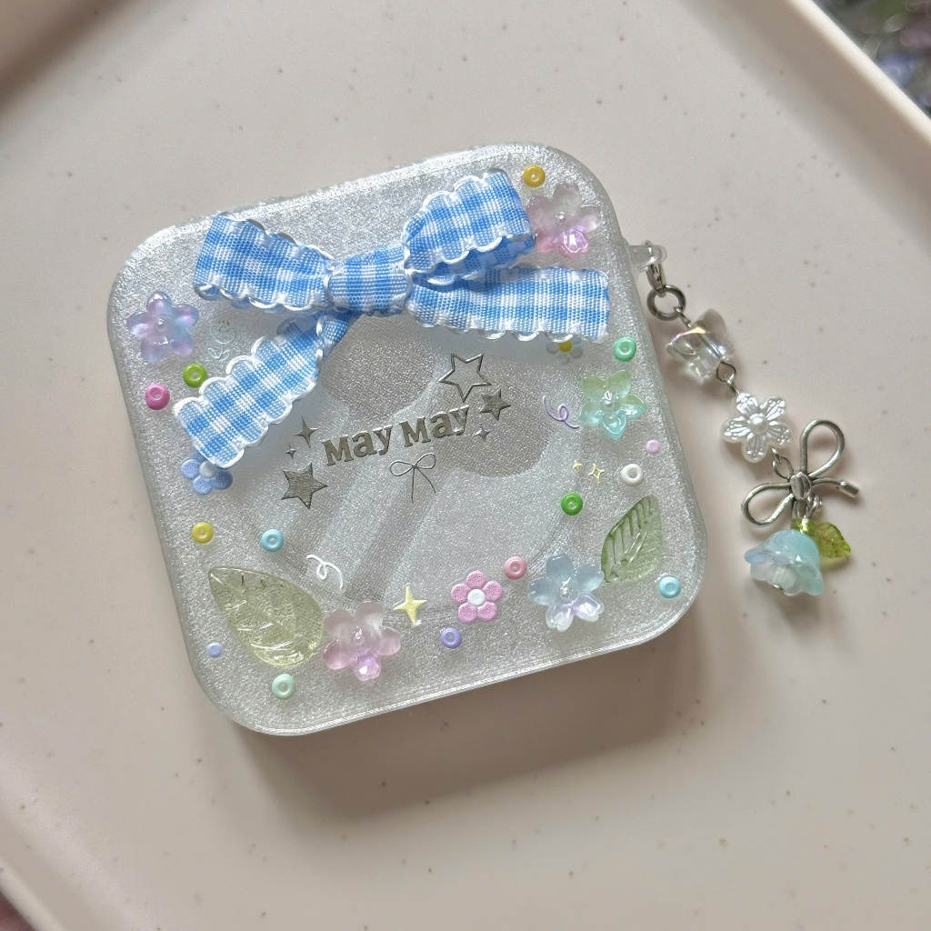 (FREE dán tên) Hộp cuộn tai nghe dây EarPods nắp nam châm | Hộp đựng tai nghe tiện lợi | by Eli | BigBuy360 - bigbuy360.vn