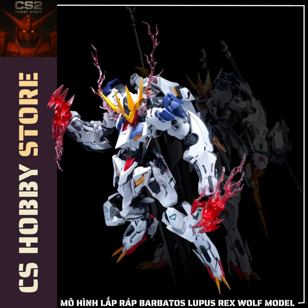 Mô hình lắp ráp 1/100 Barbatos Lupus Rex Wolf Model