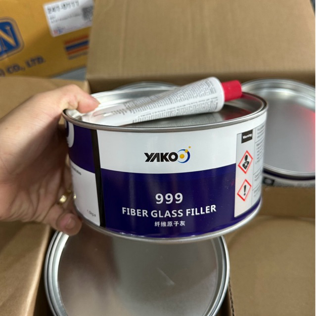 BỘT TRÉT COMBOSITE SỢI THỦY TINH 1.5KG+CỨNG