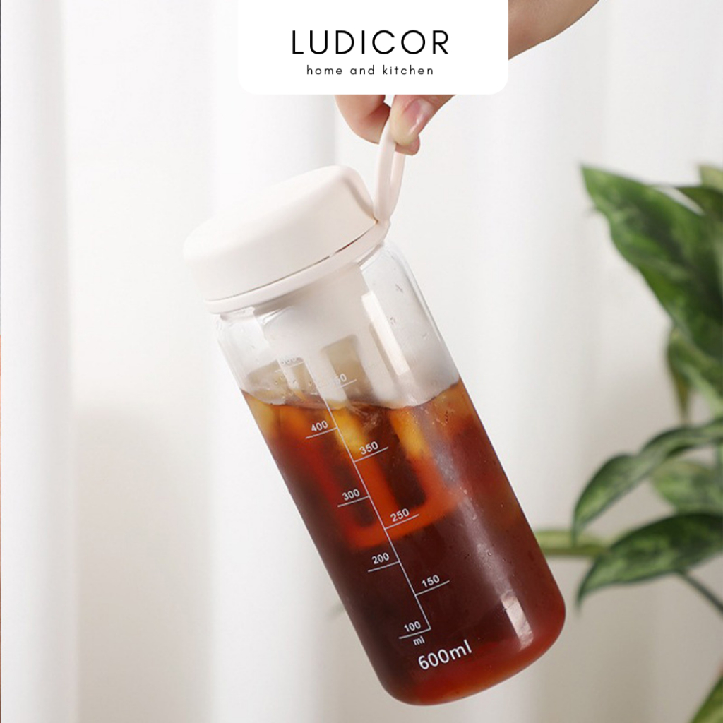 Bình Pha Cà Phê Cold Brew 450ml/600ml Bình Ủ Lạnh Cafe Cold Brew chịu nhiệt Bình Ủ Lạnh Cafe có quai