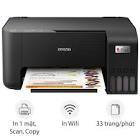 Máy in Epson L3350/L3256 có Wifi đa năng (in scan photo màu đi kèm 4 bình mực tuỳ chọn
