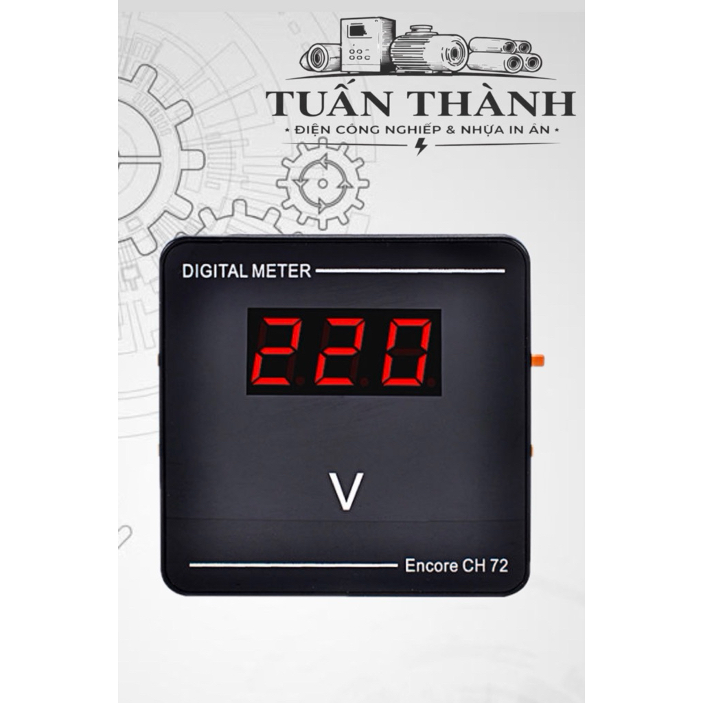 Đồng Hồ Báo Volt Điện Tử Encore CH-72V AC50-500V CH72 Digital Meter