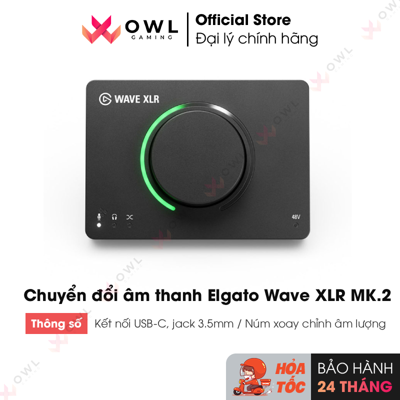 Thiết bị chuyển đổi âm thanh Elgato Wave XLR MK.2 (hàng chính hãng)