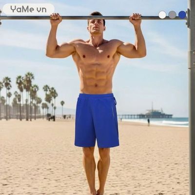 Quần Đùi Thể Thao Nam 9 Inch FlexFit™ Mịn Mát Tản Nhiệt The Trainer 014 Dáng Vừa Vặn F3 24105 |YaMe|