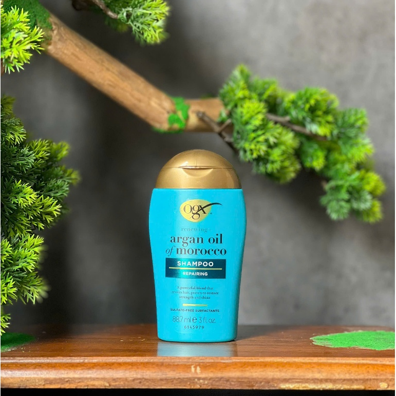 Dầu gội OGX Renewing + Argan Oil phục hồi tóc hư tổn size nhỏ 88ml hàng Úc