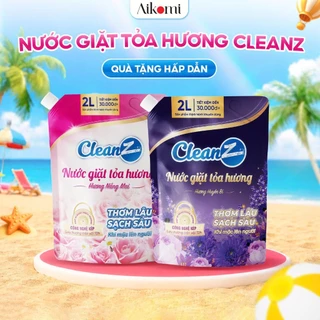 Nước Giặt Xả Tỏa Hương CleanZ Công Nghệ Sạch Sâu, Đánh Bay Vết Bẩn, Hương Thơm Mềm Mại, Bảo Vệ Màu Quần Áo