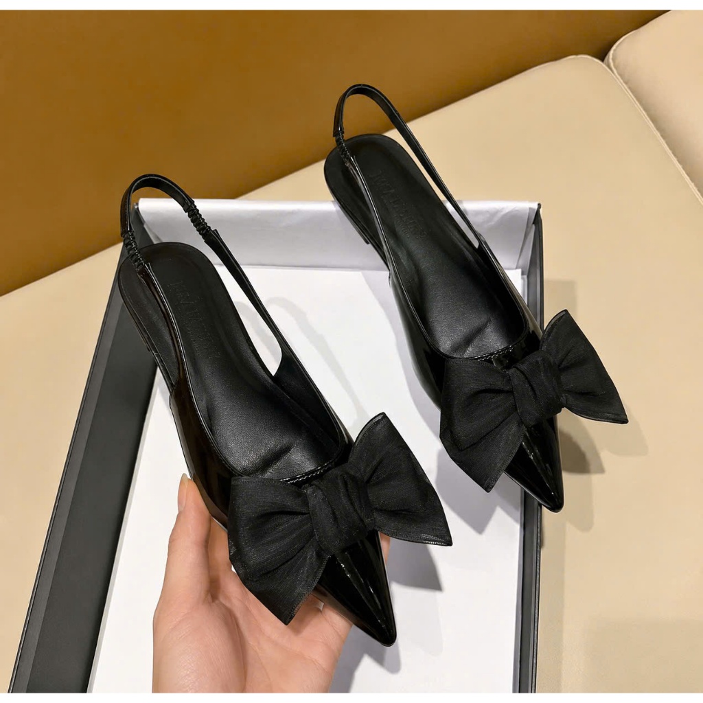 (foprm rộng lùi size) - Giày sandal bệt nơ khóa đá sang chảnh  chất da cao cấp WINDY SD-0299 -SD-0363 | BigBuy360 - bigbuy360.vn