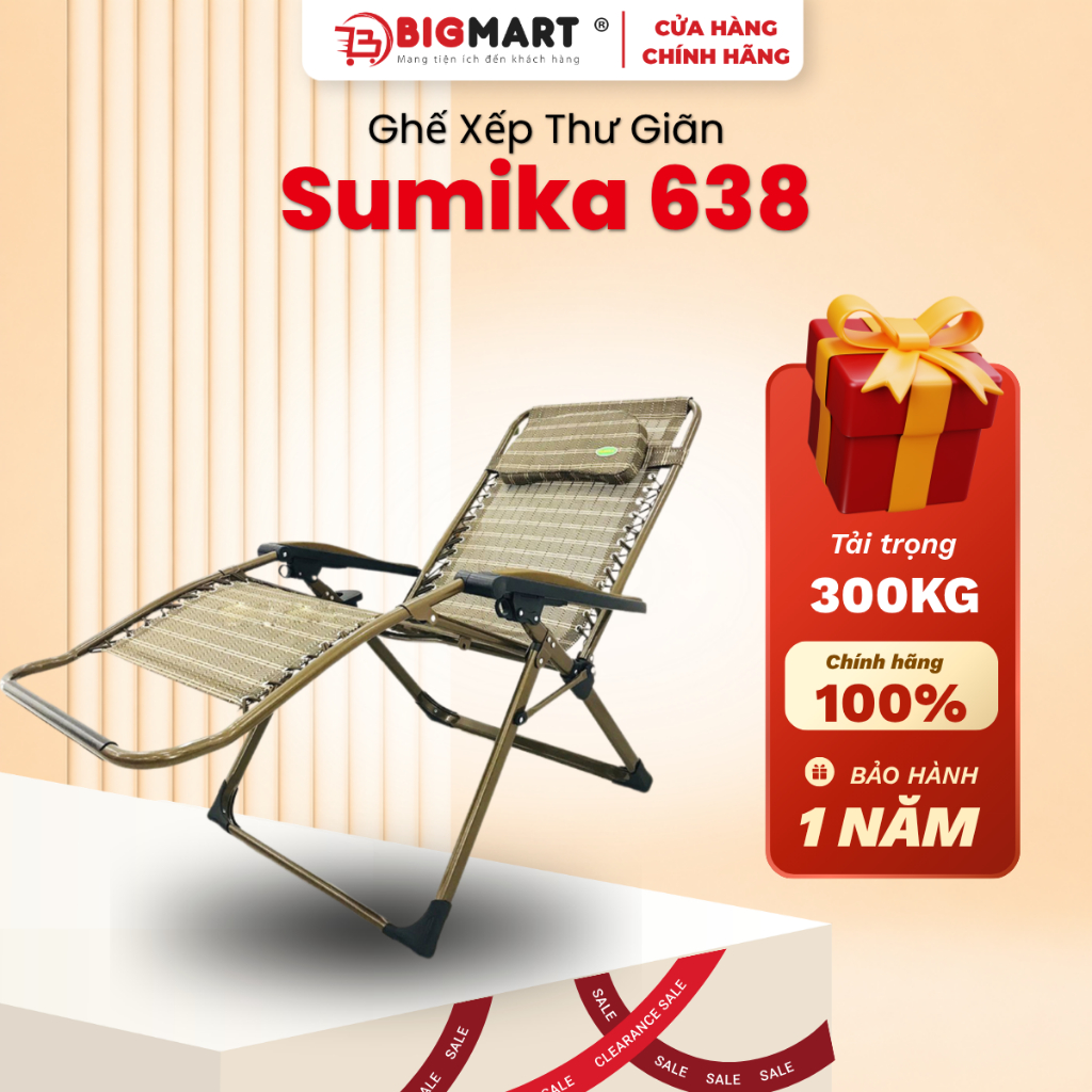 Ghế Xếp Thư Giãn Sumika 638